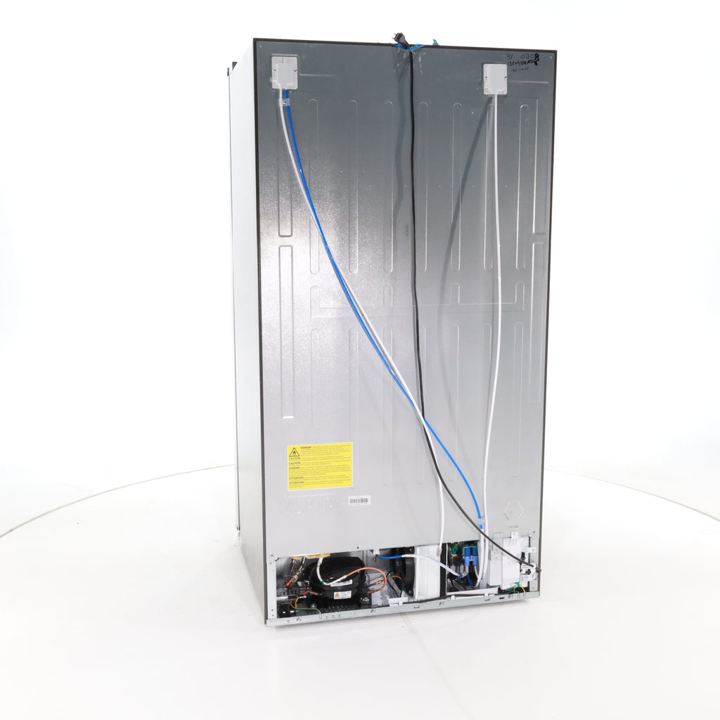 Pictures of Fingerprint Resistant Stainless Steel Midea 26.3 cu. ft. Side by Side Refrigerator with Water and Ice Dispenser - Scratch & Dent - Minor - Neu Appliance Outlet - Discount Appliance Outlet in Austin, Tx