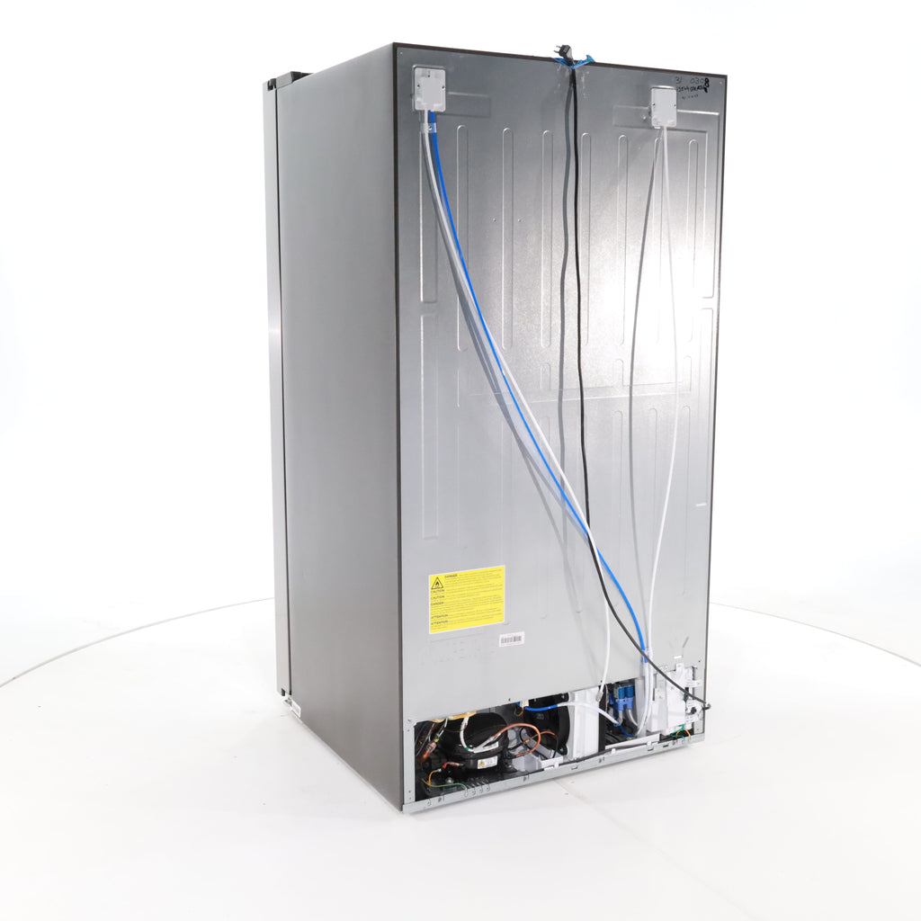 Pictures of Fingerprint Resistant Stainless Steel Midea 26.3 cu. ft. Side by Side Refrigerator with Water and Ice Dispenser - Scratch & Dent - Minor - Neu Appliance Outlet - Discount Appliance Outlet in Austin, Tx