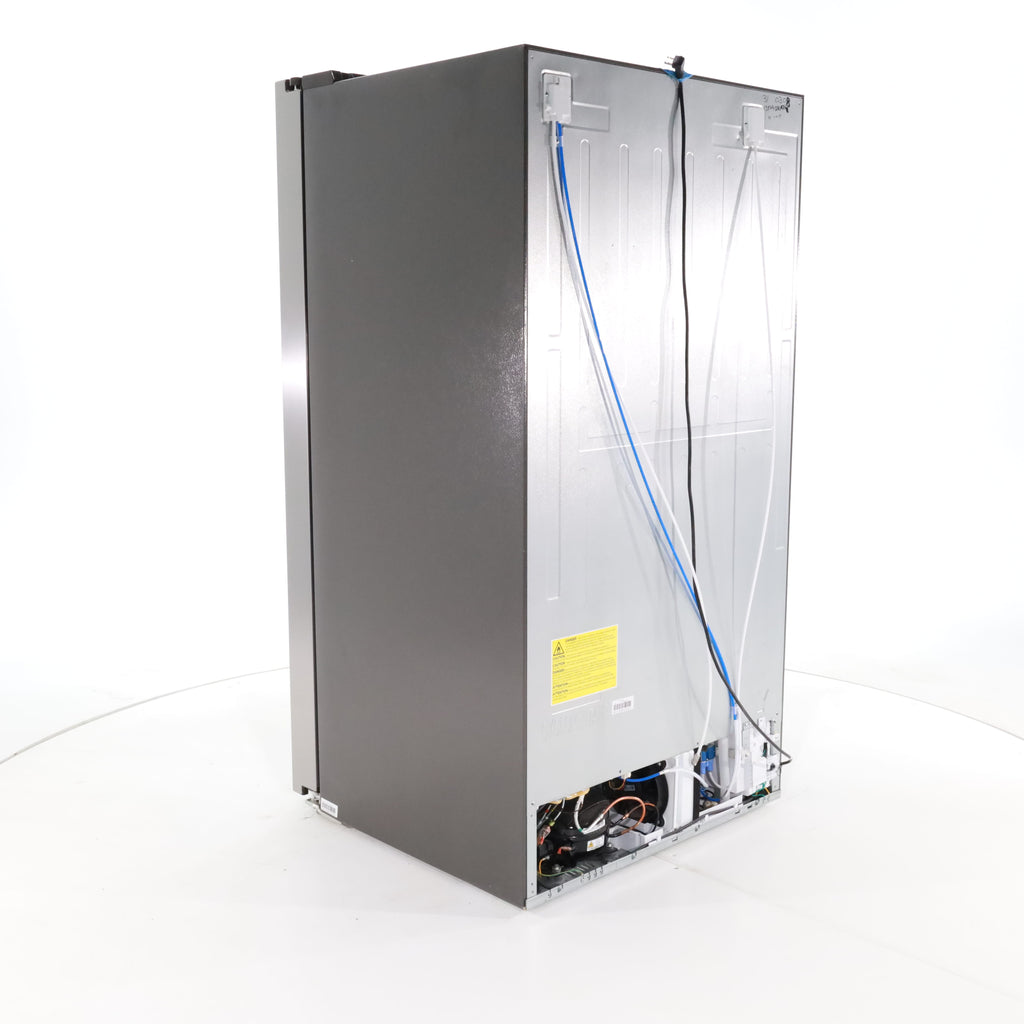 Pictures of Fingerprint Resistant Stainless Steel Midea 26.3 cu. ft. Side by Side Refrigerator with Water and Ice Dispenser - Scratch & Dent - Minor - Neu Appliance Outlet - Discount Appliance Outlet in Austin, Tx