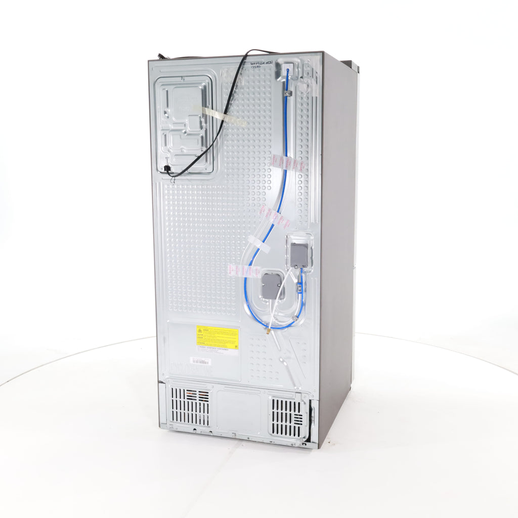 Pictures of 30 in. Fingerprint Resistant Stainless Steel ENERGY STAR Samsung 22 cu. ft. 3 Door French Door Refrigerator with Exterior Water and Ice Dispenser - Scratch & Dent - Minor - Neu Appliance Outlet - Discount Appliance Outlet in Austin, Tx