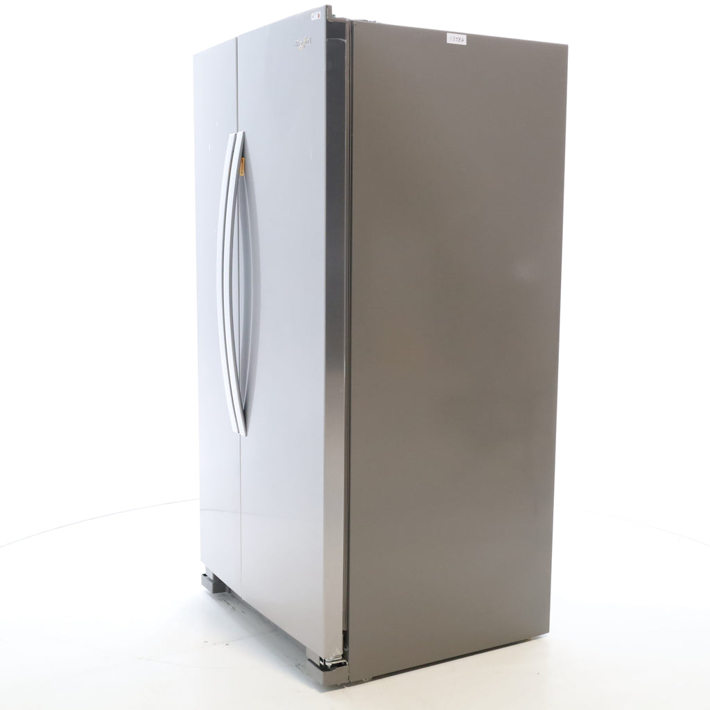 Pictures of Monochromatic Stainless Steel Whirlpool 25 cu. ft. Side by Side Refrigerator with Electronic Temperature Controls - Open Box - Neu Appliance Outlet - Discount Appliance Outlet in Austin, Tx