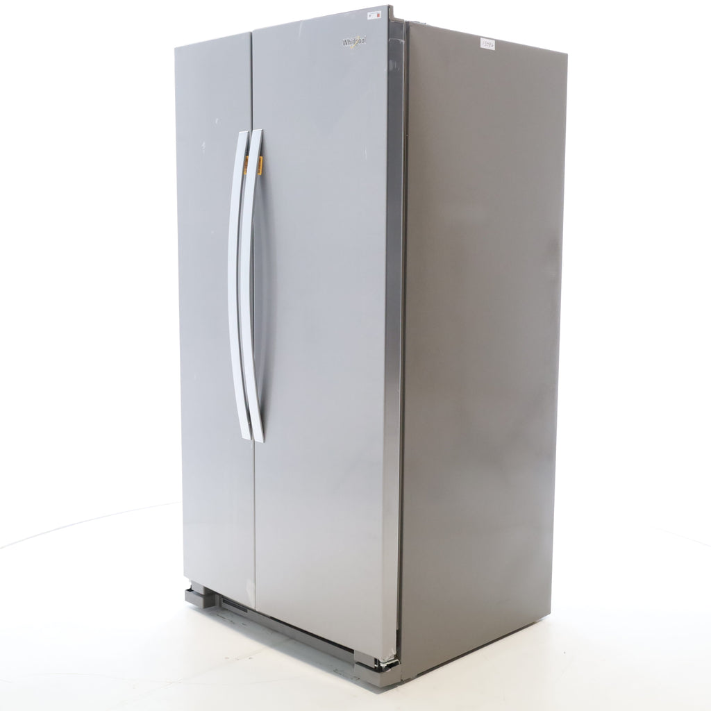 Pictures of Monochromatic Stainless Steel Whirlpool 25 cu. ft. Side by Side Refrigerator with Electronic Temperature Controls - Open Box - Neu Appliance Outlet - Discount Appliance Outlet in Austin, Tx