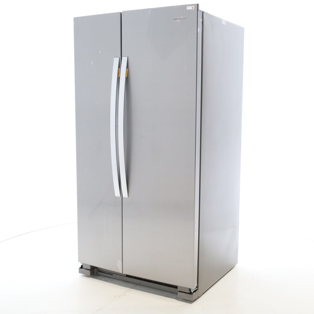 Pictures of Monochromatic Stainless Steel Whirlpool 25 cu. ft. Side by Side Refrigerator with Electronic Temperature Controls - Open Box - Neu Appliance Outlet - Discount Appliance Outlet in Austin, Tx