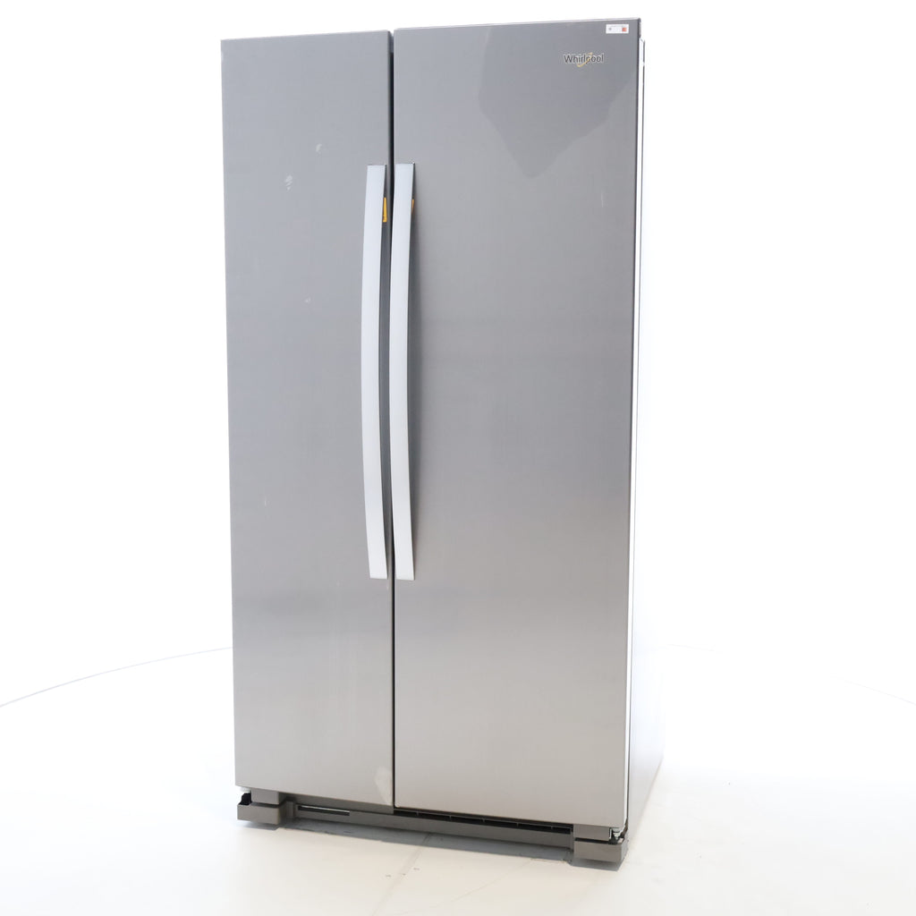 Pictures of Monochromatic Stainless Steel Whirlpool 25 cu. ft. Side by Side Refrigerator with Electronic Temperature Controls - Open Box - Neu Appliance Outlet - Discount Appliance Outlet in Austin, Tx