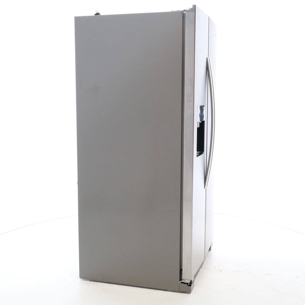 Pictures of Stainless Steel Whirlpool 24.6 cu. ft. Side By Side Refrigerator With Ice Maker - Scratch & Dent - Minor - Neu Appliance Outlet - Discount Appliance Outlet in Austin, Tx