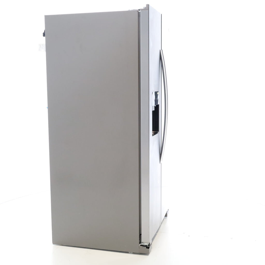 Pictures of Stainless Steel Whirlpool 24.6 cu. ft. Side By Side Refrigerator With Ice Maker - Scratch & Dent - Moderate - Neu Appliance Outlet - Discount Appliance Outlet in Austin, Tx