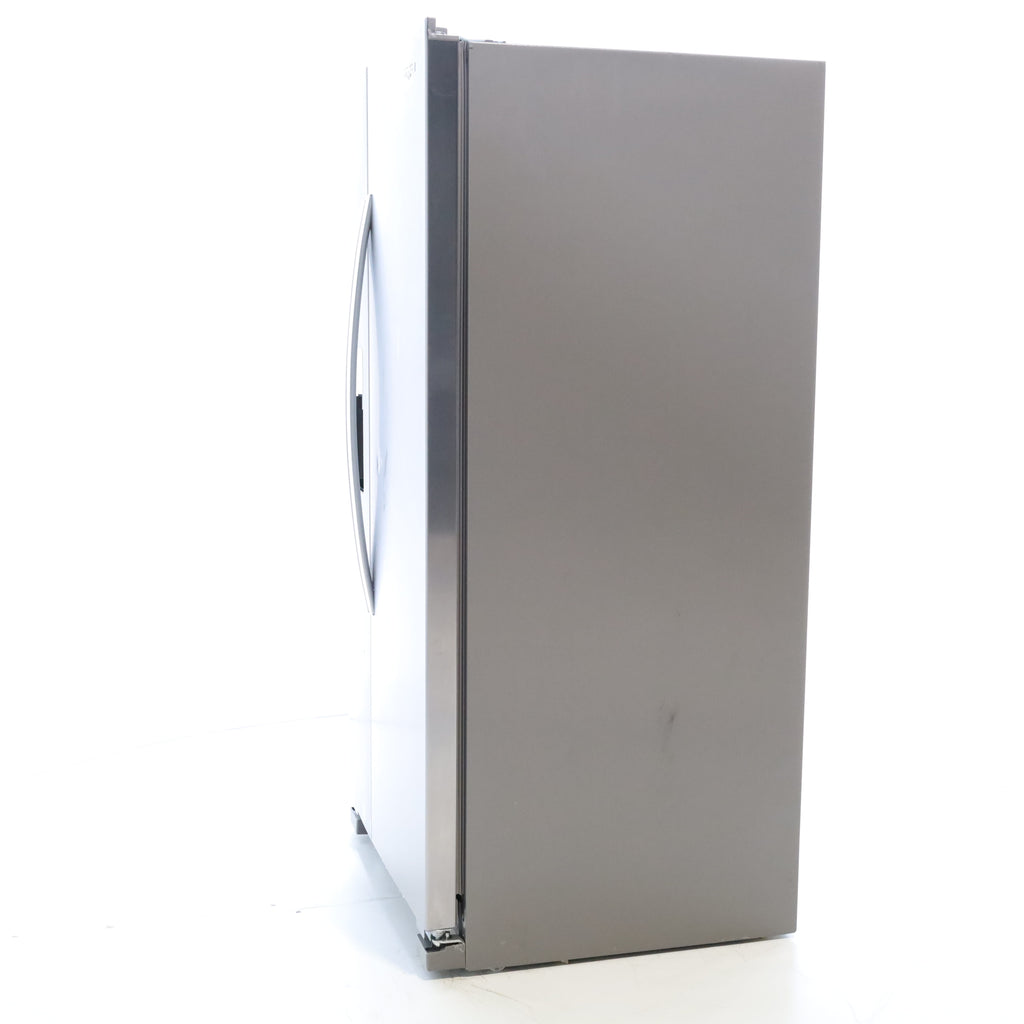 Pictures of Stainless Steel Whirlpool 24.6 cu. ft. Side By Side Refrigerator With Ice Maker - Scratch & Dent - Moderate - Neu Appliance Outlet - Discount Appliance Outlet in Austin, Tx