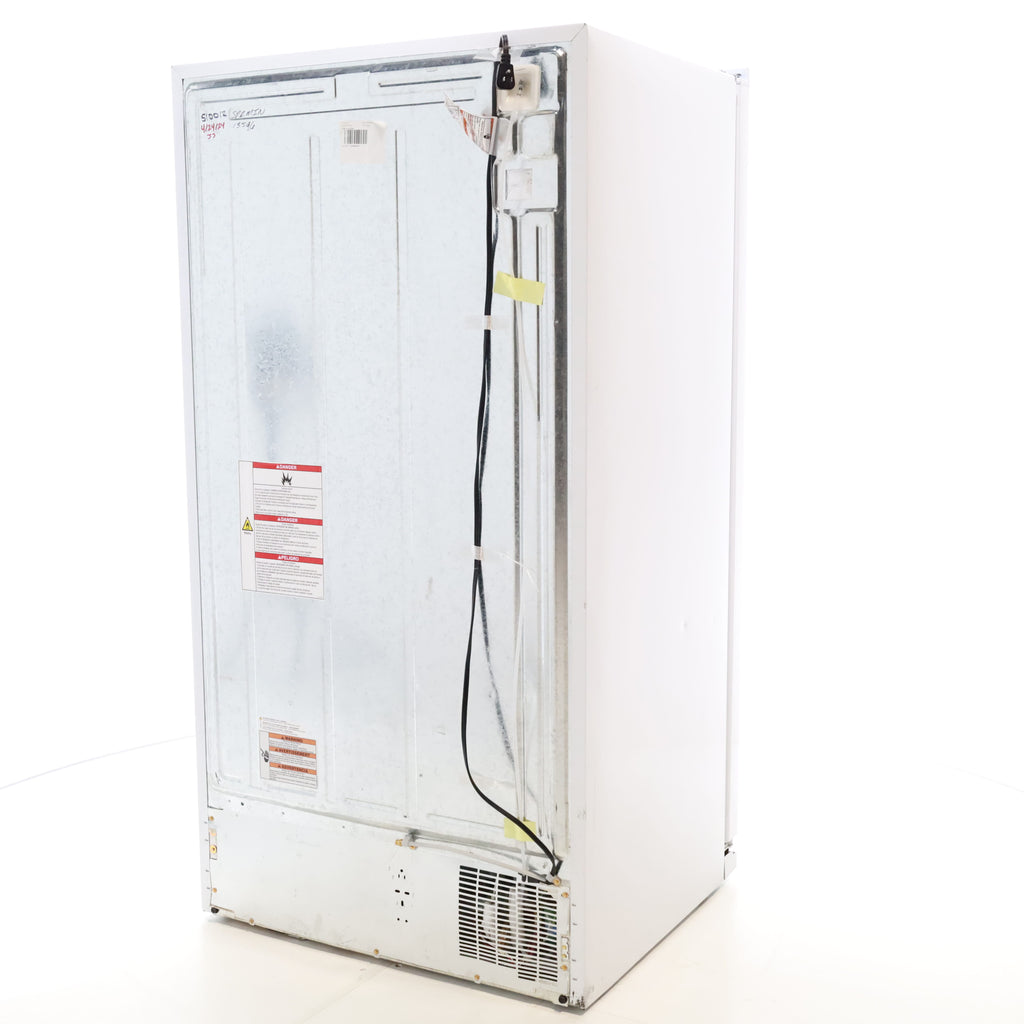 Pictures of White Whirlpool 24.5 cu. ft. Side by Side Refrigerator with In Door Ice and Water Dispenser - Scratch & Dent - Minor - Neu Appliance Outlet - Discount Appliance Outlet in Austin, Tx