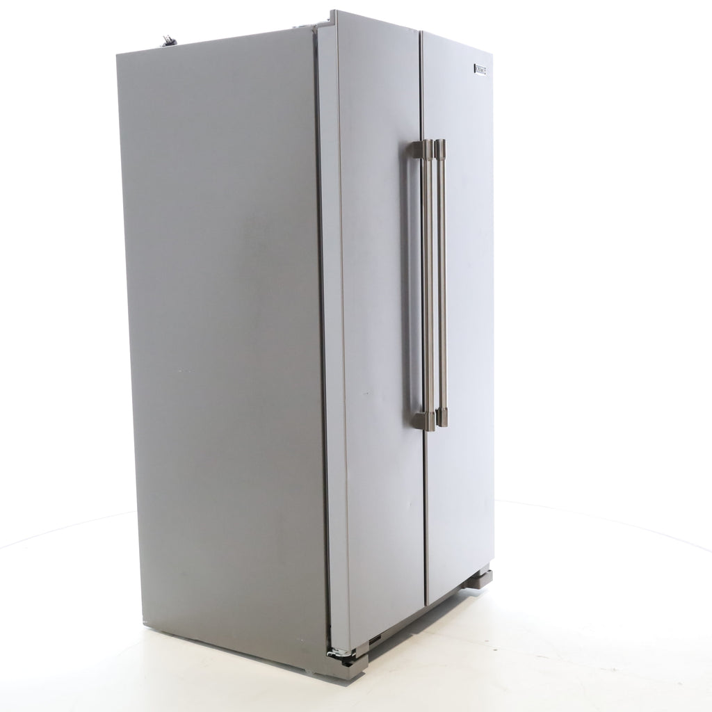 Pictures of Fingerprint Resistant Stainless Steel Maytag 24.9 cu. ft. Side by Side Refrigerator with Non-Dispense Layout - Scratch & Dent - Minor - Neu Appliance Outlet - Discount Appliance Outlet in Austin, Tx