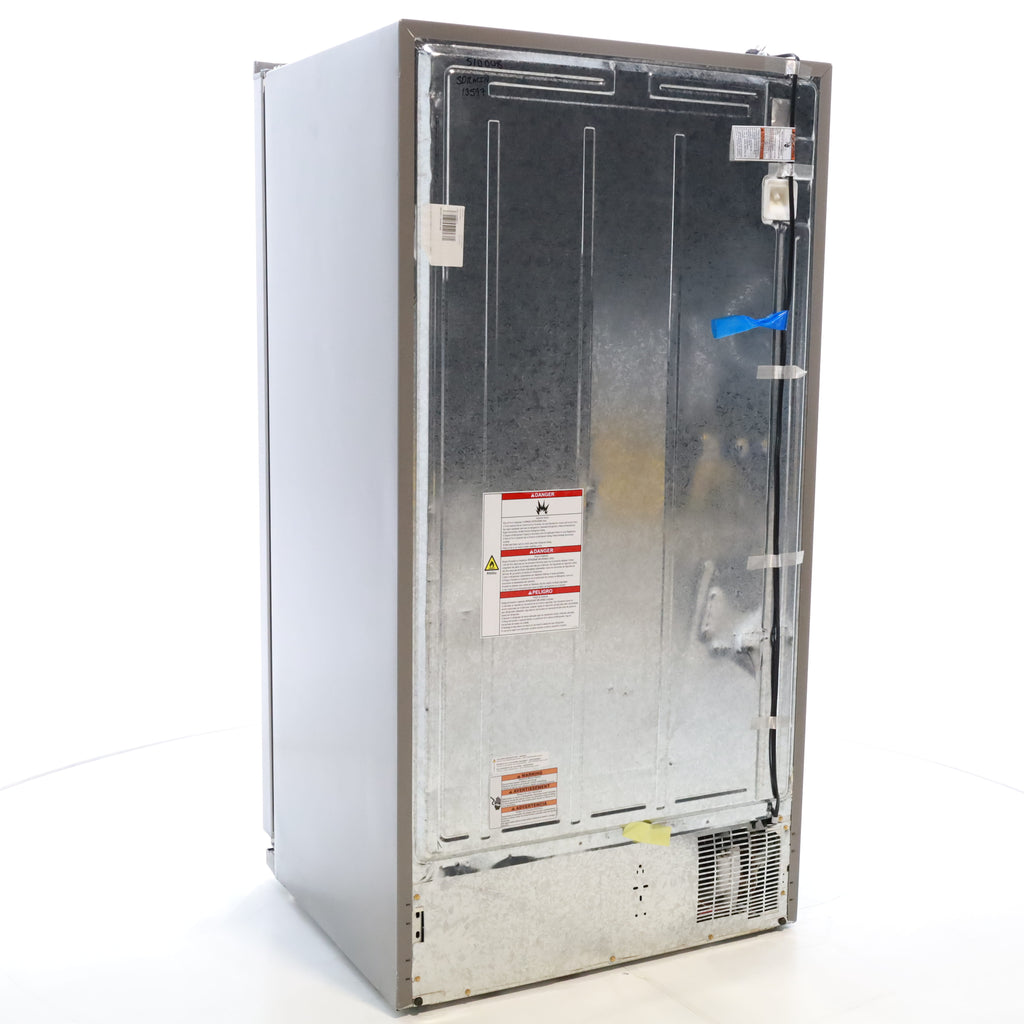 Pictures of Fingerprint Resistant Stainless Steel Maytag 24.9 cu. ft. Side by Side Refrigerator with Non-Dispense Layout - Scratch & Dent - Minor - Neu Appliance Outlet - Discount Appliance Outlet in Austin, Tx