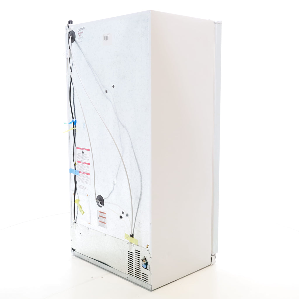 Pictures of Counter Depth White Whirlpool 20.6 cu. ft. Side by Side Refrigerator In Door Ice and Water Dispenser - Scratch & Dent - Minor - Neu Appliance Outlet - Discount Appliance Outlet in Austin, Tx