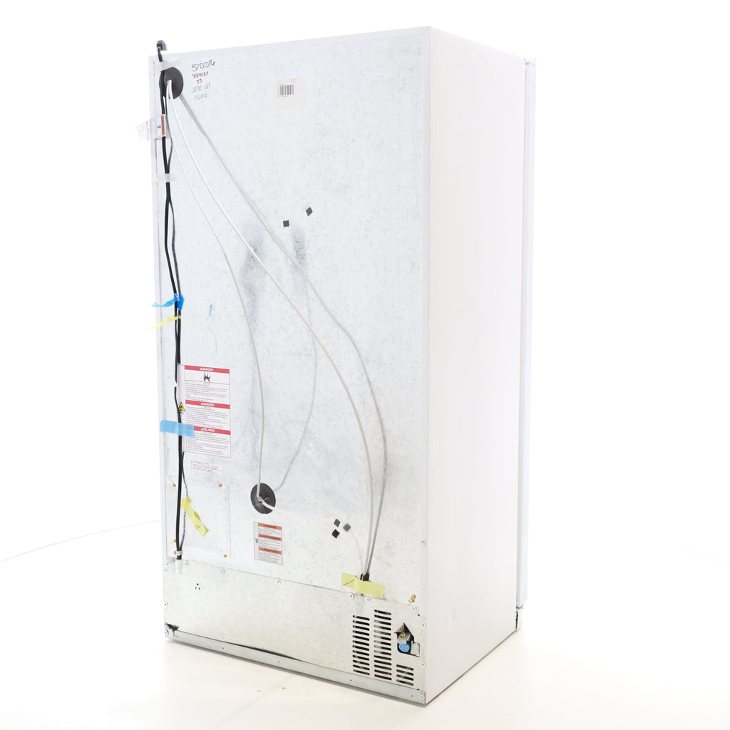 Pictures of Counter Depth White Whirlpool 20.6 cu. ft. Side by Side Refrigerator In Door Ice and Water Dispenser - Scratch & Dent - Minor - Neu Appliance Outlet - Discount Appliance Outlet in Austin, Tx