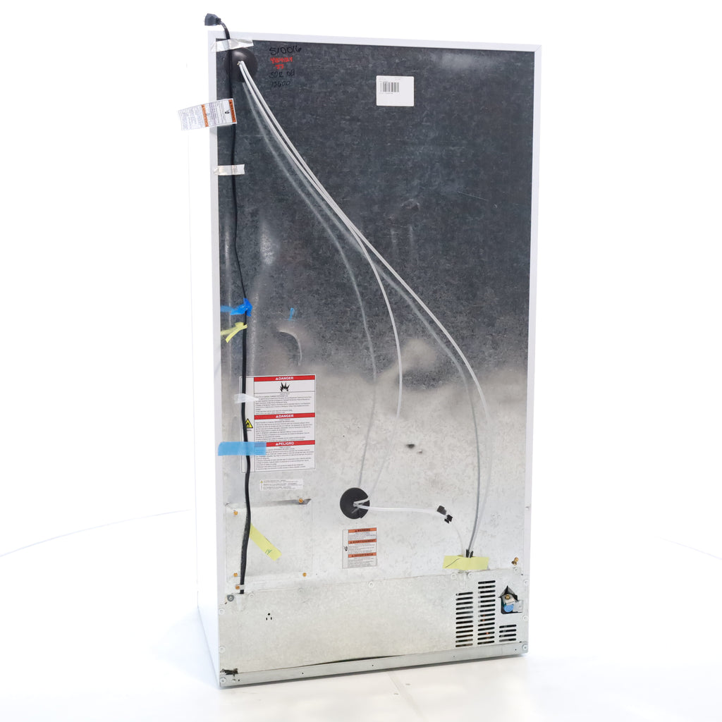 Pictures of Counter Depth White Whirlpool 20.6 cu. ft. Side by Side Refrigerator In Door Ice and Water Dispenser - Scratch & Dent - Minor - Neu Appliance Outlet - Discount Appliance Outlet in Austin, Tx