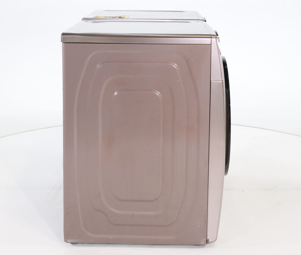 Pictures of Champagne ENERGY STAR 4.5 cu. ft. Samsung Front-Load Washer with Steam and 7.5 cu. ft. Front Load Electric Dryer with Steam - Scratch & Dent - Minor - Neu Appliance Outlet - Discount Appliance Outlet in Austin, Tx