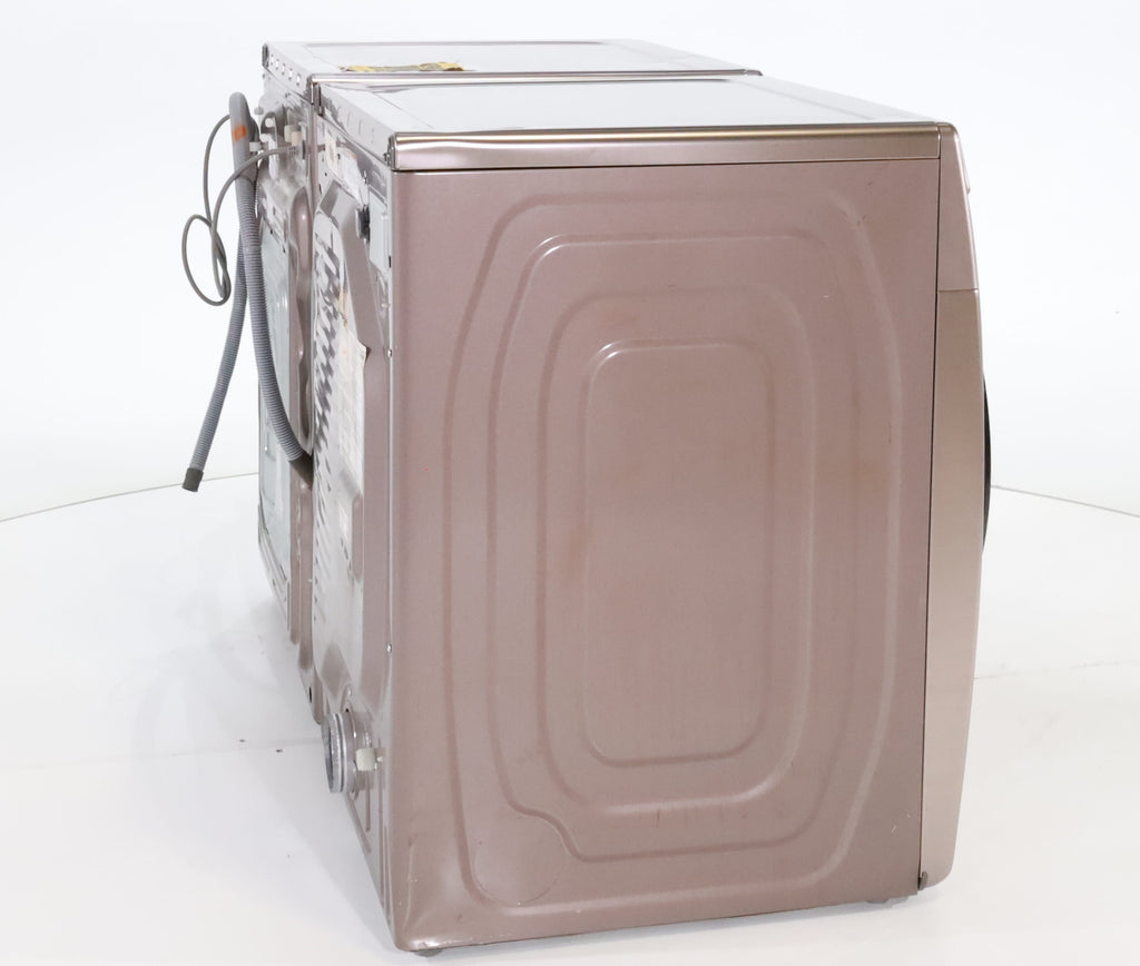 Pictures of Champagne ENERGY STAR 4.5 cu. ft. Samsung Front-Load Washer with Steam and 7.5 cu. ft. Front Load Electric Dryer with Steam - Scratch & Dent - Minor - Neu Appliance Outlet - Discount Appliance Outlet in Austin, Tx