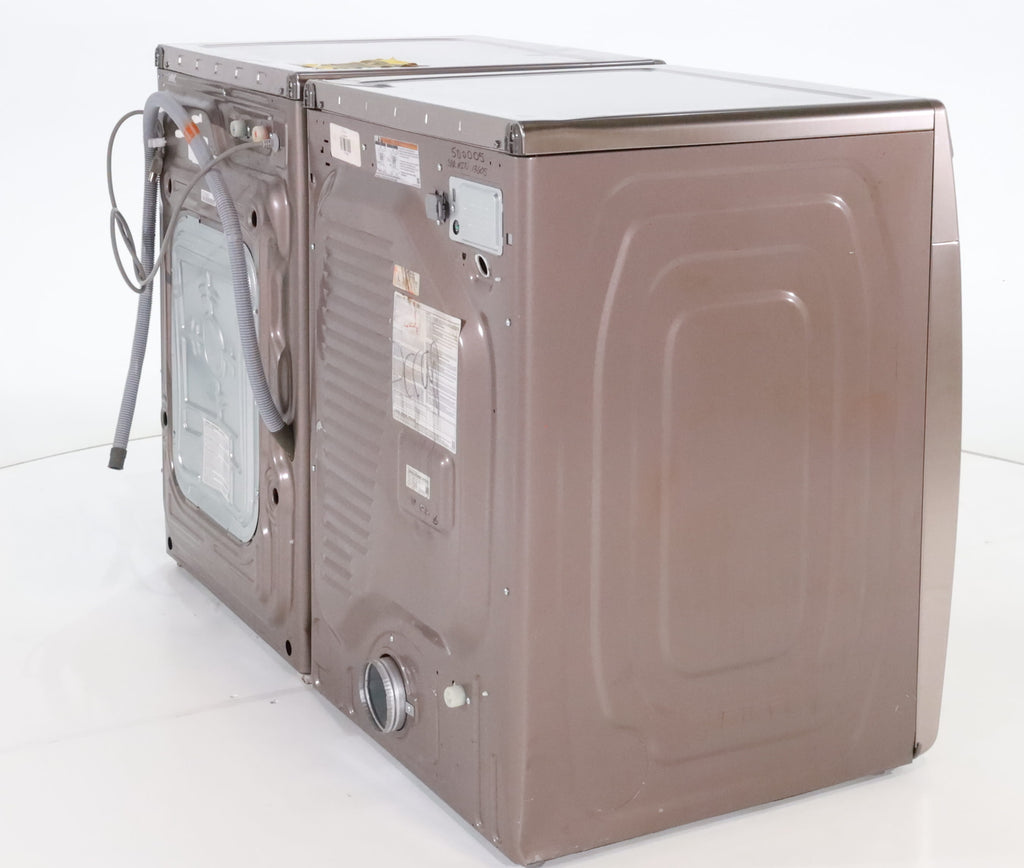 Pictures of Champagne ENERGY STAR 4.5 cu. ft. Samsung Front-Load Washer with Steam and 7.5 cu. ft. Front Load Electric Dryer with Steam - Scratch & Dent - Minor - Neu Appliance Outlet - Discount Appliance Outlet in Austin, Tx