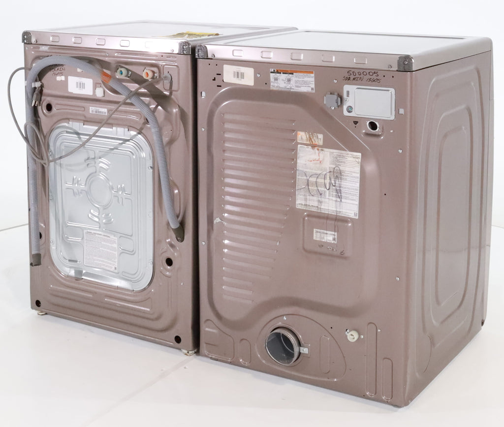 Pictures of Champagne ENERGY STAR 4.5 cu. ft. Samsung Front-Load Washer with Steam and 7.5 cu. ft. Front Load Electric Dryer with Steam - Scratch & Dent - Minor - Neu Appliance Outlet - Discount Appliance Outlet in Austin, Tx