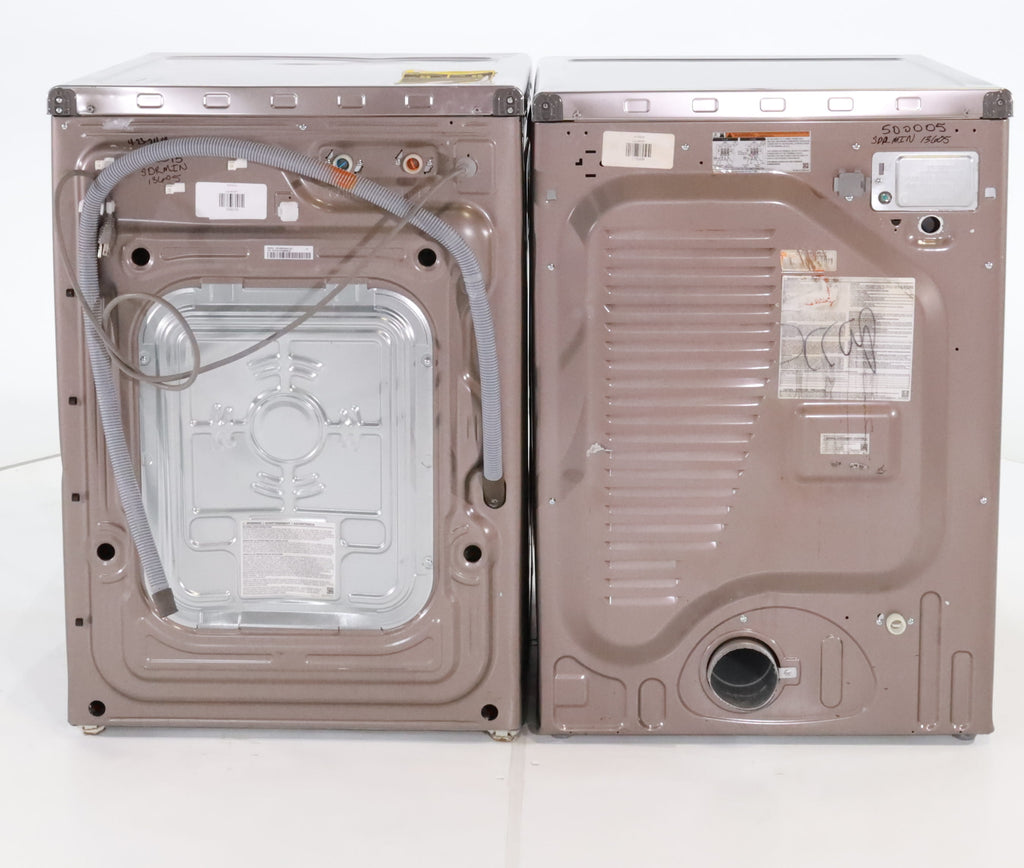 Pictures of Champagne ENERGY STAR 4.5 cu. ft. Samsung Front-Load Washer with Steam and 7.5 cu. ft. Front Load Electric Dryer with Steam - Scratch & Dent - Minor - Neu Appliance Outlet - Discount Appliance Outlet in Austin, Tx