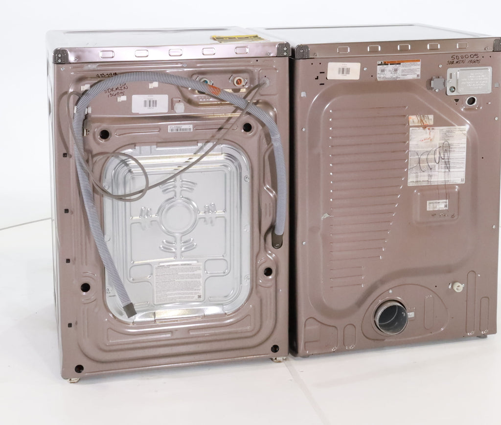 Pictures of Champagne ENERGY STAR 4.5 cu. ft. Samsung Front-Load Washer with Steam and 7.5 cu. ft. Front Load Electric Dryer with Steam - Scratch & Dent - Minor - Neu Appliance Outlet - Discount Appliance Outlet in Austin, Tx