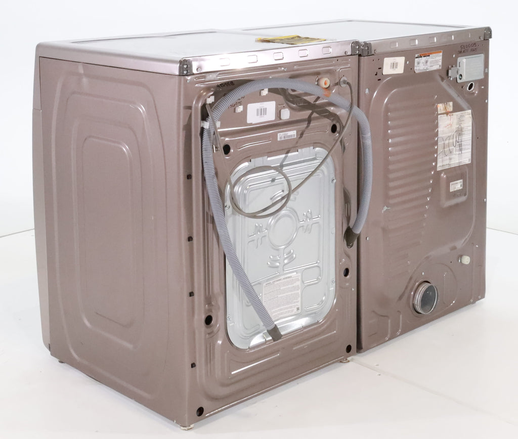 Pictures of Champagne ENERGY STAR 4.5 cu. ft. Samsung Front-Load Washer with Steam and 7.5 cu. ft. Front Load Electric Dryer with Steam - Scratch & Dent - Minor - Neu Appliance Outlet - Discount Appliance Outlet in Austin, Tx