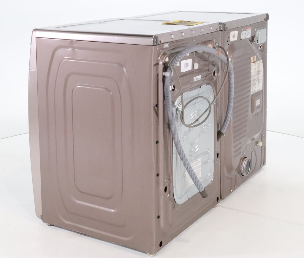 Pictures of Champagne ENERGY STAR 4.5 cu. ft. Samsung Front-Load Washer with Steam and 7.5 cu. ft. Front Load Electric Dryer with Steam - Scratch & Dent - Minor - Neu Appliance Outlet - Discount Appliance Outlet in Austin, Tx