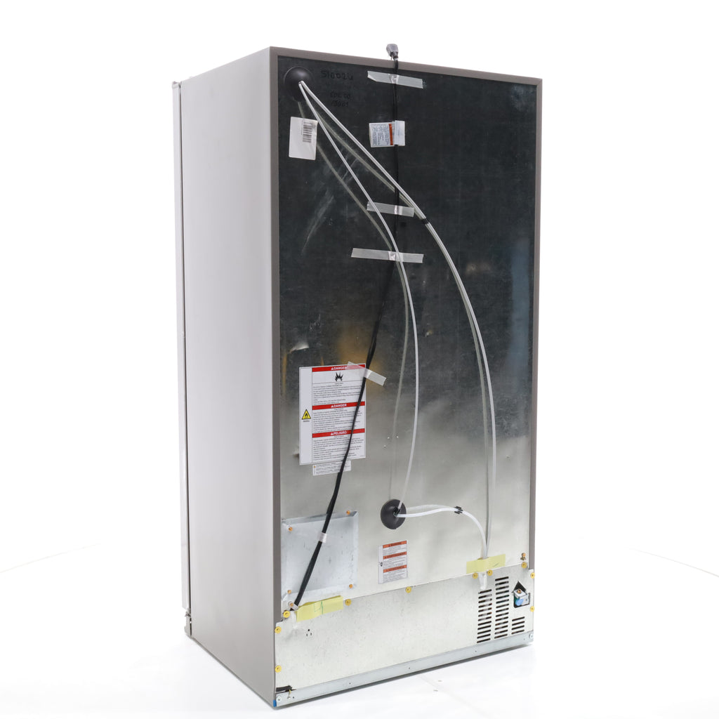 Pictures of Counter Depth Fingerprint-Resistant Stainless Steel Whirlpool 20.6 cu. ft. Side by Side Refrigerator In Door Ice and Water Dispenser - Open Box - Neu Appliance Outlet - Discount Appliance Outlet in Austin, Tx