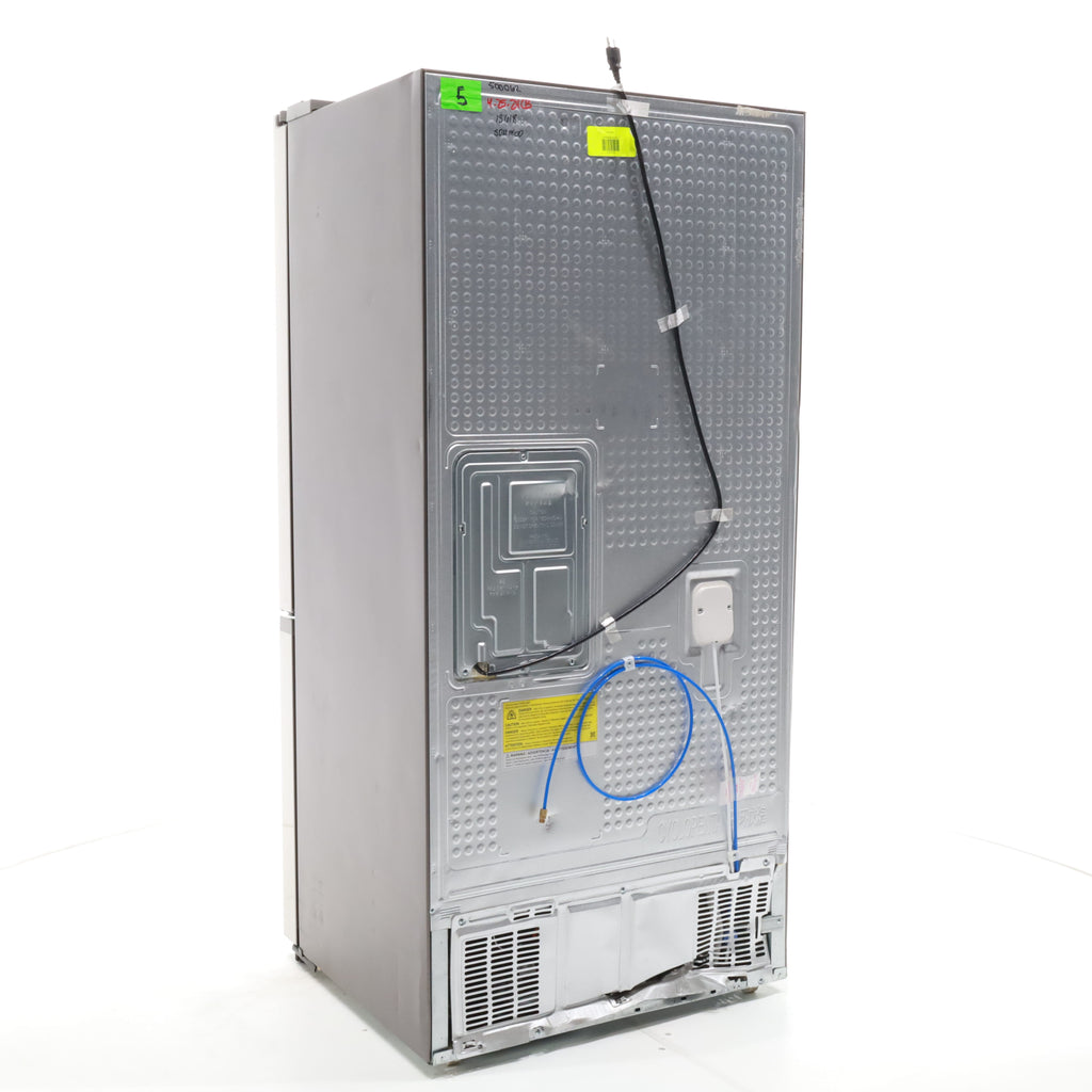 Pictures of 33 in. Wide Fingerprint Resistant Stainless Steel ENERGY STAR Smart Samsung  17.5 cu. ft. 3 Door French Door Refrigerator with Internal Ice Maker - Scratch & Dent - Major - Neu Appliance Outlet - Discount Appliance Outlet in Austin, Tx