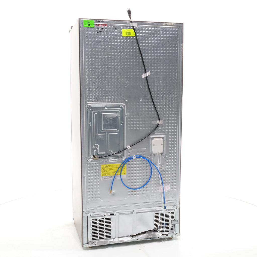 Pictures of 33 in. Wide Fingerprint Resistant Stainless Steel ENERGY STAR Smart Samsung  17.5 cu. ft. 3 Door French Door Refrigerator with Internal Ice Maker - Scratch & Dent - Major - Neu Appliance Outlet - Discount Appliance Outlet in Austin, Tx