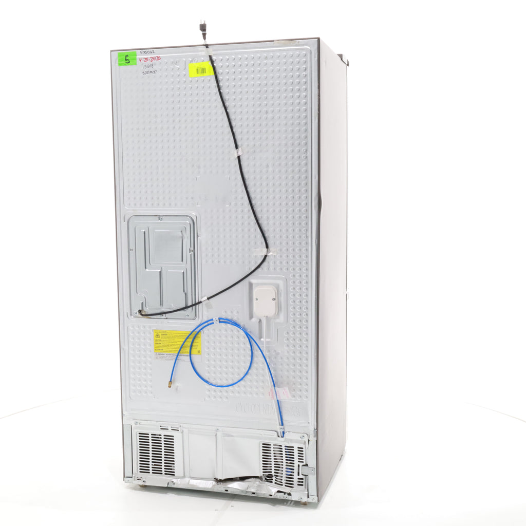 Pictures of 33 in. Wide Fingerprint Resistant Stainless Steel ENERGY STAR Smart Samsung  17.5 cu. ft. 3 Door French Door Refrigerator with Internal Ice Maker - Scratch & Dent - Major - Neu Appliance Outlet - Discount Appliance Outlet in Austin, Tx