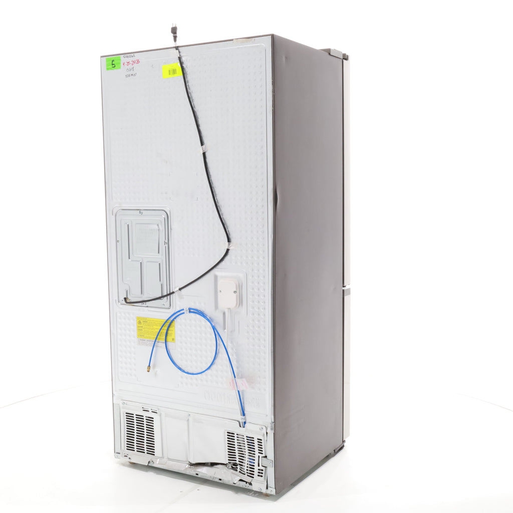 Pictures of 33 in. Wide Fingerprint Resistant Stainless Steel ENERGY STAR Smart Samsung  17.5 cu. ft. 3 Door French Door Refrigerator with Internal Ice Maker - Scratch & Dent - Major - Neu Appliance Outlet - Discount Appliance Outlet in Austin, Tx