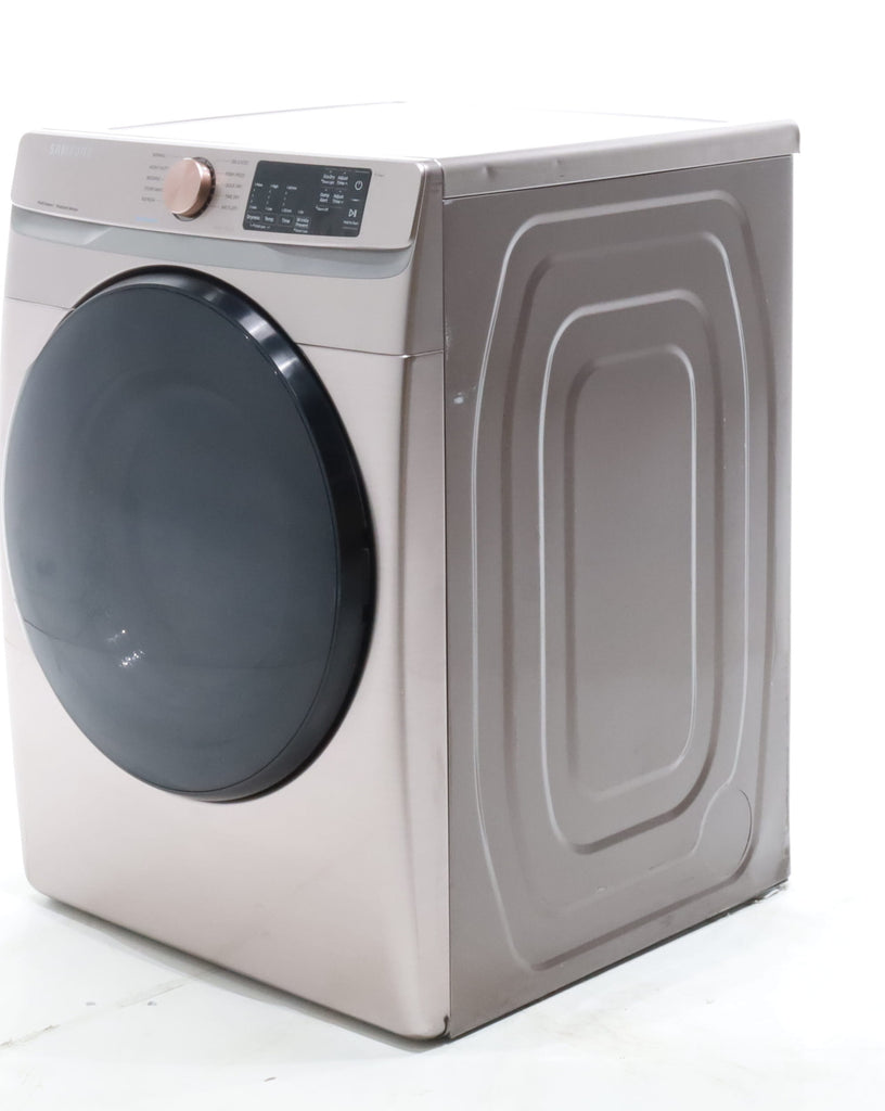Pictures of Champagne Samsung 7.5 cu. ft. Front Load Electric Dryer with Steam Sanitize+ - Scratch & Dent - Moderate - Neu Appliance Outlet - Discount Appliance Outlet in Austin, Tx