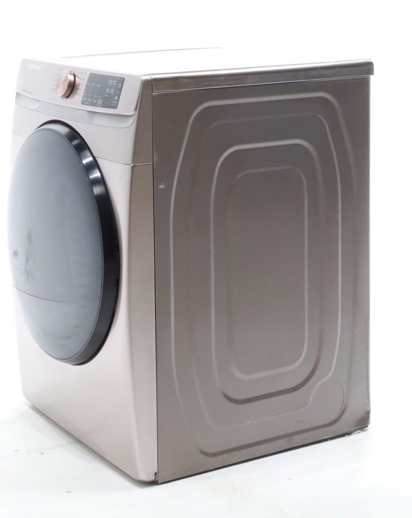 Pictures of Champagne Samsung 7.5 cu. ft. Front Load Electric Dryer with Steam Sanitize+ - Scratch & Dent - Moderate - Neu Appliance Outlet - Discount Appliance Outlet in Austin, Tx