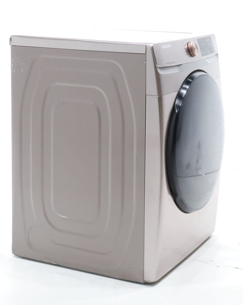 Pictures of Champagne Samsung 7.5 cu. ft. Front Load Electric Dryer with Steam Sanitize+ - Scratch & Dent - Moderate - Neu Appliance Outlet - Discount Appliance Outlet in Austin, Tx