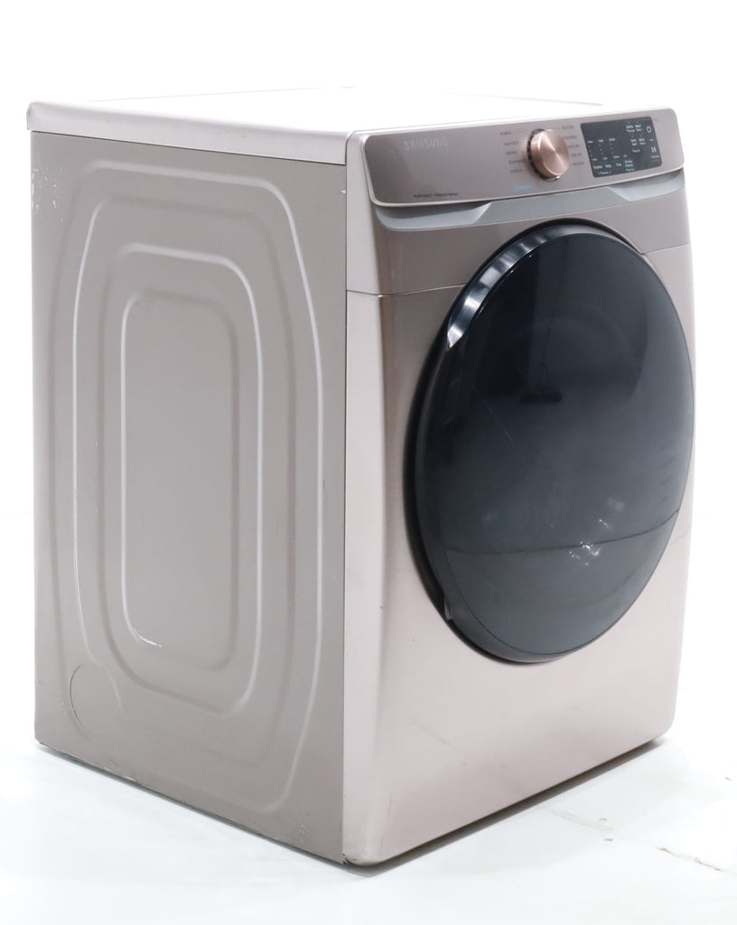 Pictures of Champagne Samsung 7.5 cu. ft. Front Load Electric Dryer with Steam Sanitize+ - Scratch & Dent - Moderate - Neu Appliance Outlet - Discount Appliance Outlet in Austin, Tx
