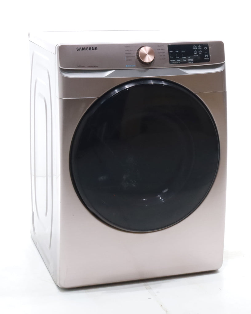 Pictures of Champagne Samsung 7.5 cu. ft. Front Load Electric Dryer with Steam Sanitize+ - Scratch & Dent - Moderate - Neu Appliance Outlet - Discount Appliance Outlet in Austin, Tx