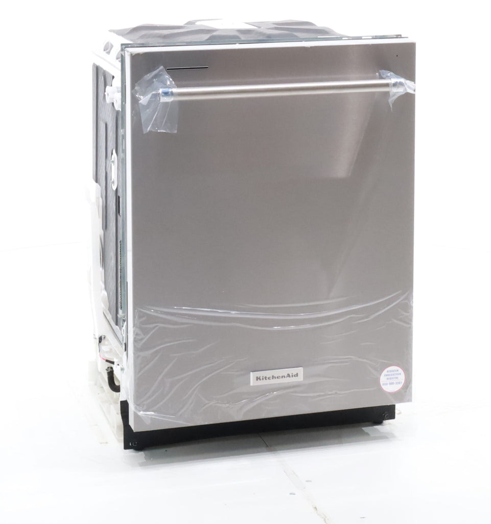 Pictures of 24 in. PrintShield Stainless Steel ENERGY STAR KitchenAid Top Control Dishwasher with FreeFlex Third Rack - Scratch & Dent - Minor - Neu Appliance Outlet - Discount Appliance Outlet in Austin, Tx