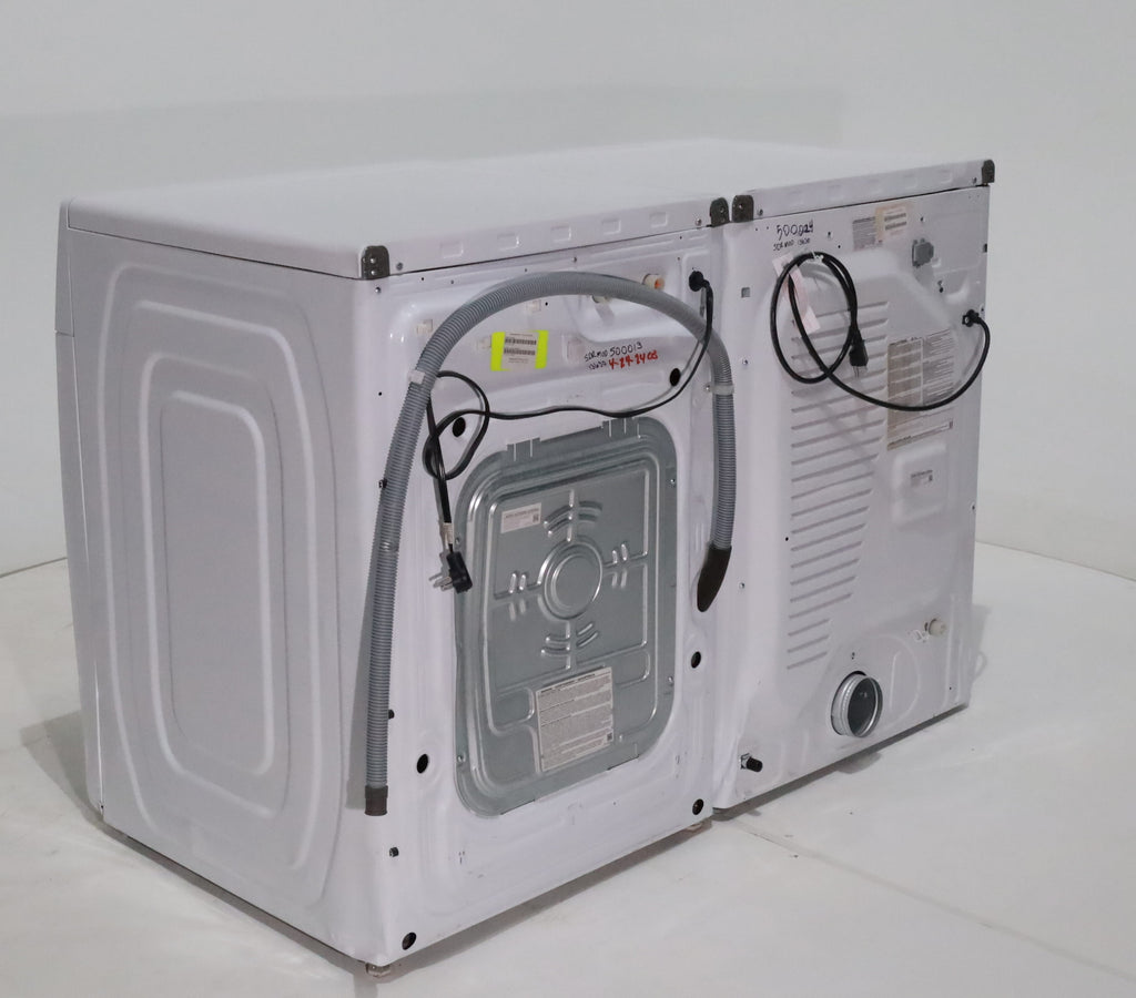 Pictures of ENERGY STAR Samsung 4.5 cu. ft. Front Load Washer with Vibration Reduction and 7.5 cu. ft. Front Load Gas Dryer with Steam - Scratch & Dent - Moderate - Neu Appliance Outlet - Discount Appliance Outlet in Austin, Tx