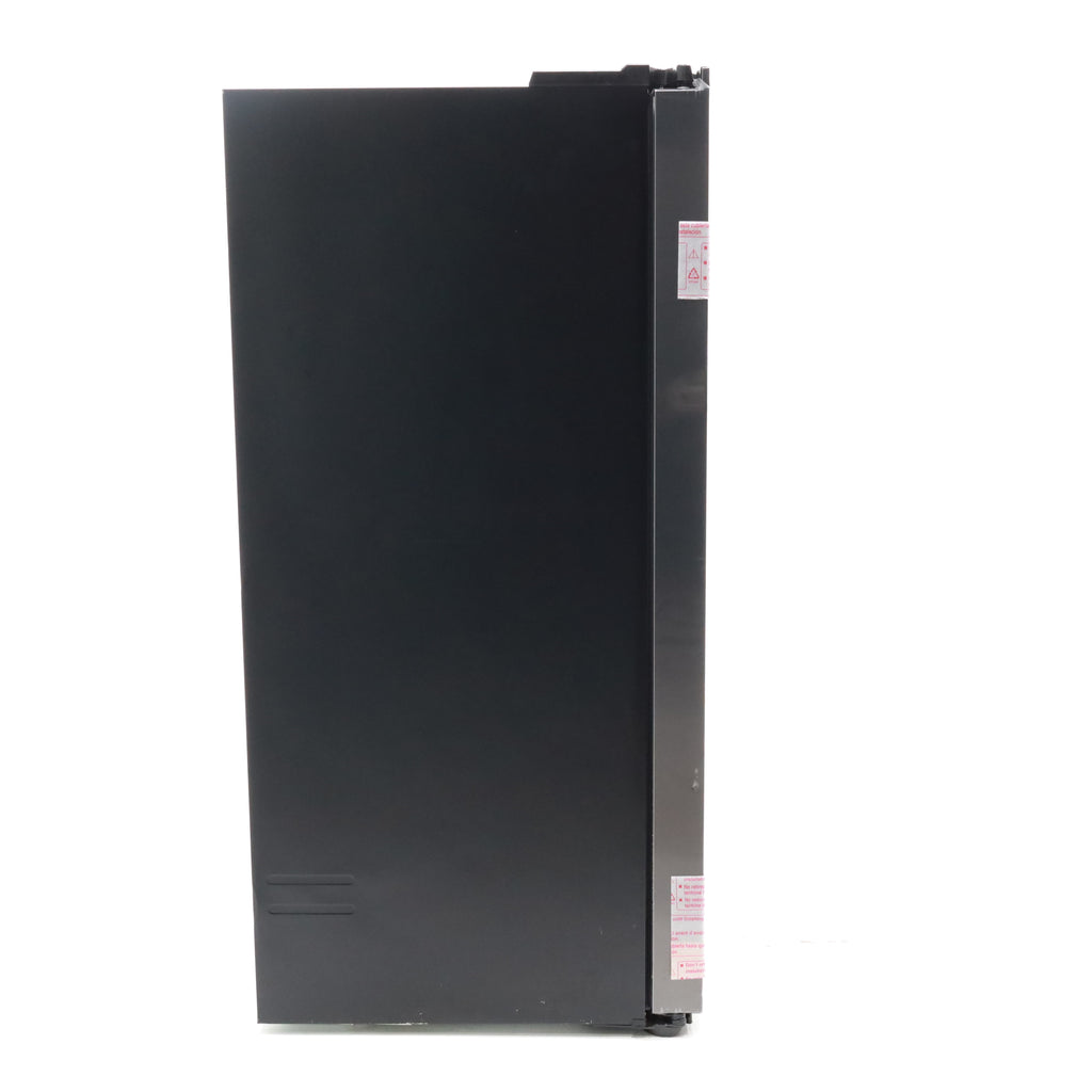 Pictures of Fingerprint Resistant Black Stainless Steel ENERGY STAR Samsung 27.4 cu. ft. Side by Side Refrigerator with Exterior Water and Ice Dispenser - Scratch & Dent - Moderate - Neu Appliance Outlet - Discount Appliance Outlet in Austin, Tx