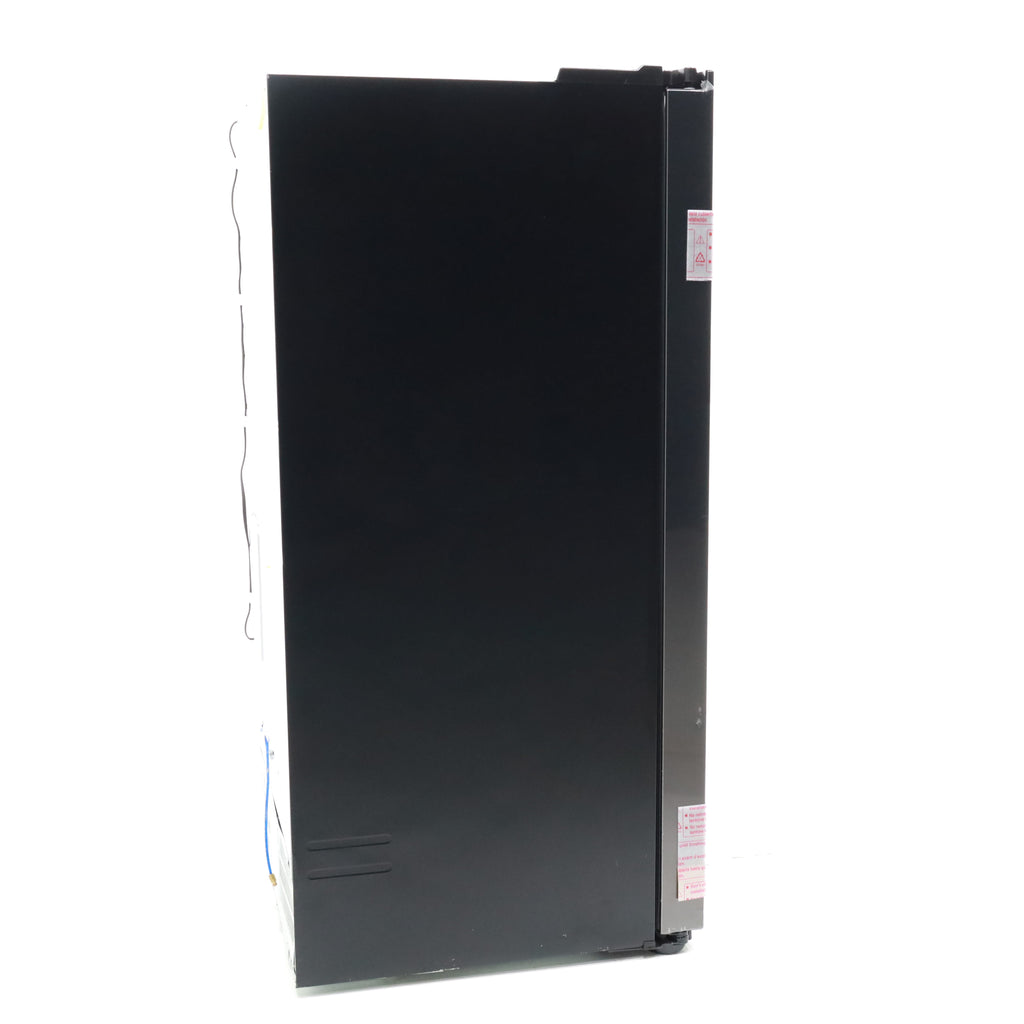 Pictures of Fingerprint Resistant Black Stainless Steel ENERGY STAR Samsung 27.4 cu. ft. Side by Side Refrigerator with Exterior Water and Ice Dispenser - Scratch & Dent - Moderate - Neu Appliance Outlet - Discount Appliance Outlet in Austin, Tx