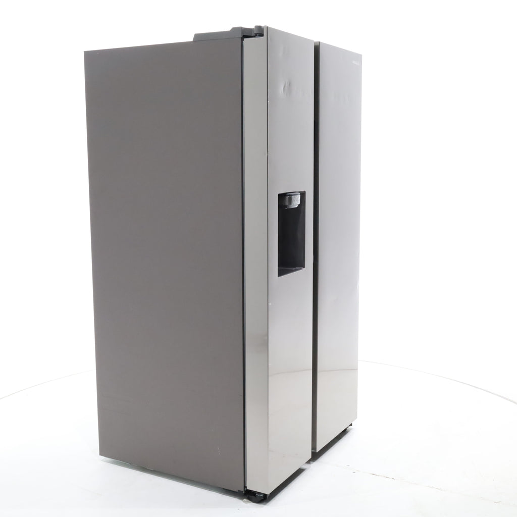 Pictures of Fingerprint Resistant Stainless Steel ENERGY STAR Samsung 27.4 cu. ft. Side by Side Refrigerator with Exterior Water and Ice Dispenser - Scratch & Dent - Moderate - Neu Appliance Outlet - Discount Appliance Outlet in Austin, Tx