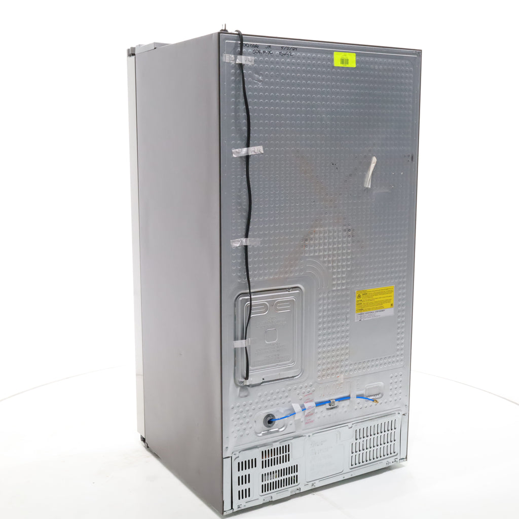 Pictures of Fingerprint Resistant Stainless Steel ENERGY STAR Samsung 27.4 cu. ft. Side by Side Refrigerator with Exterior Water and Ice Dispenser - Scratch & Dent - Moderate - Neu Appliance Outlet - Discount Appliance Outlet in Austin, Tx