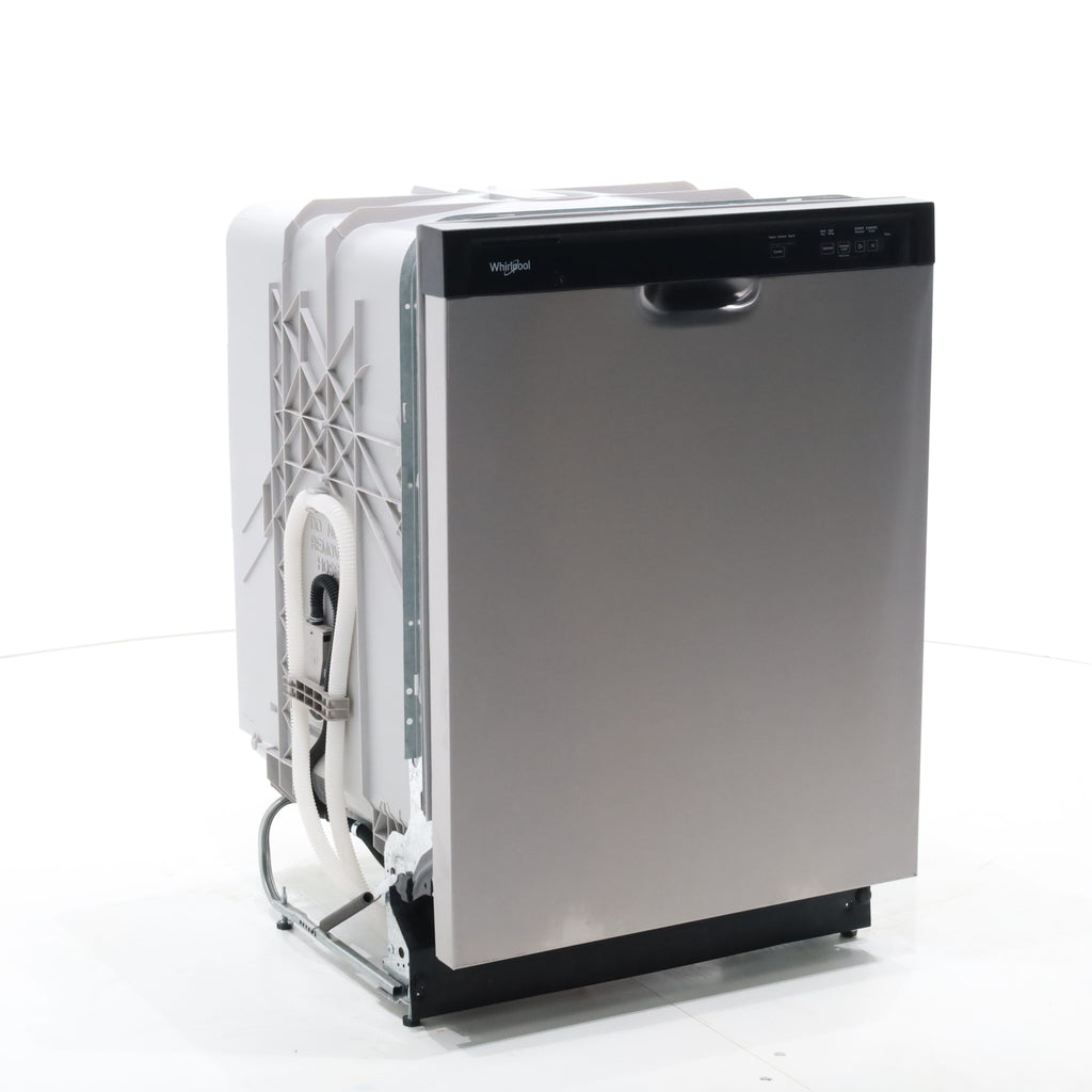 Pictures of Standard 24 in Width Stainless Steel ENERGY STAR Whirlpool Built In Dishwasher with 1-Hour Wash Cycle - Scratch & Dent - Minor - Neu Appliance Outlet - Discount Appliance Outlet in Austin, Tx