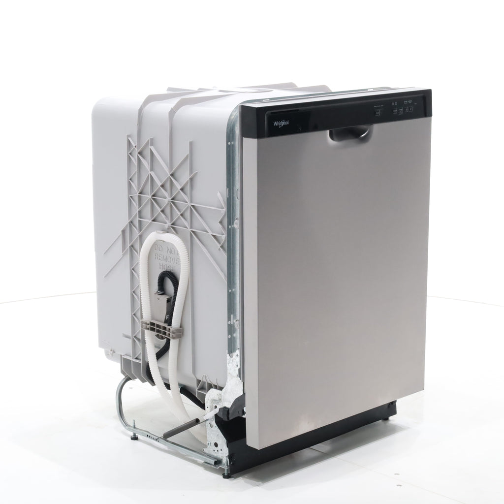 Pictures of Standard 24 in Width Stainless Steel ENERGY STAR Whirlpool Built In Dishwasher with 1-Hour Wash Cycle - Scratch & Dent - Minor - Neu Appliance Outlet - Discount Appliance Outlet in Austin, Tx