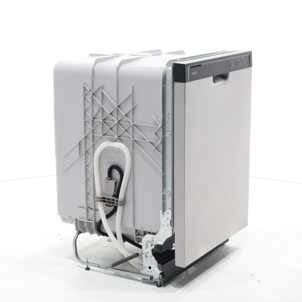 Pictures of Standard 24 in Width Stainless Steel ENERGY STAR Whirlpool Built In Dishwasher with 1-Hour Wash Cycle - Scratch & Dent - Minor - Neu Appliance Outlet - Discount Appliance Outlet in Austin, Tx