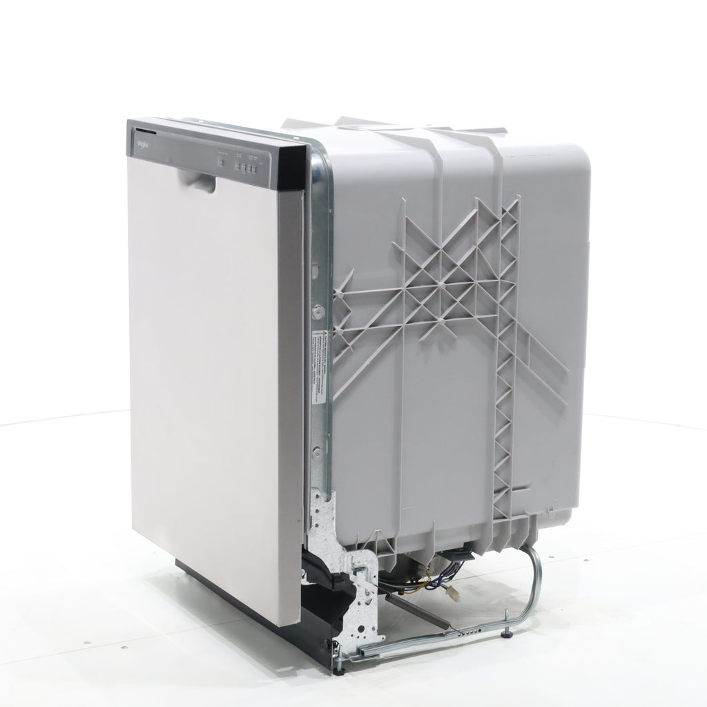 Pictures of Standard 24 in Width Stainless Steel ENERGY STAR Whirlpool Built In Dishwasher with 1-Hour Wash Cycle - Scratch & Dent - Minor - Neu Appliance Outlet - Discount Appliance Outlet in Austin, Tx