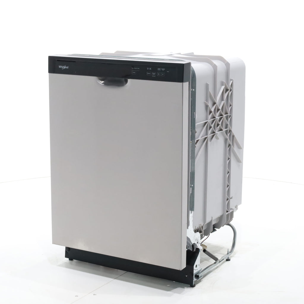 Pictures of Standard 24 in Width Stainless Steel ENERGY STAR Whirlpool Built In Dishwasher with 1-Hour Wash Cycle - Scratch & Dent - Minor - Neu Appliance Outlet - Discount Appliance Outlet in Austin, Tx