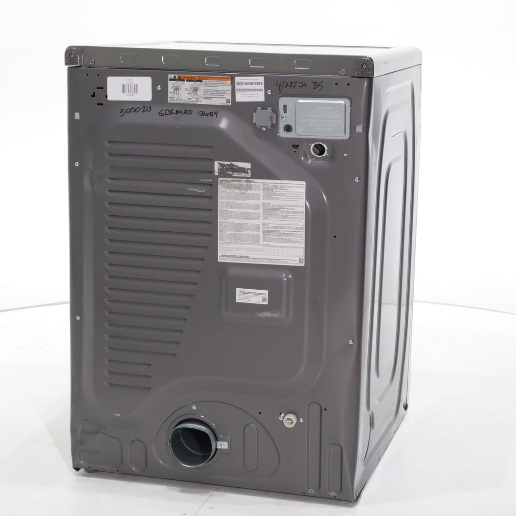 Pictures of Platinum Samsung 7.5 cu. ft. Front Load Electric Dryer with Steam- Scratch & Dent - Major - Neu Appliance Outlet - Discount Appliance Outlet in Austin, Tx