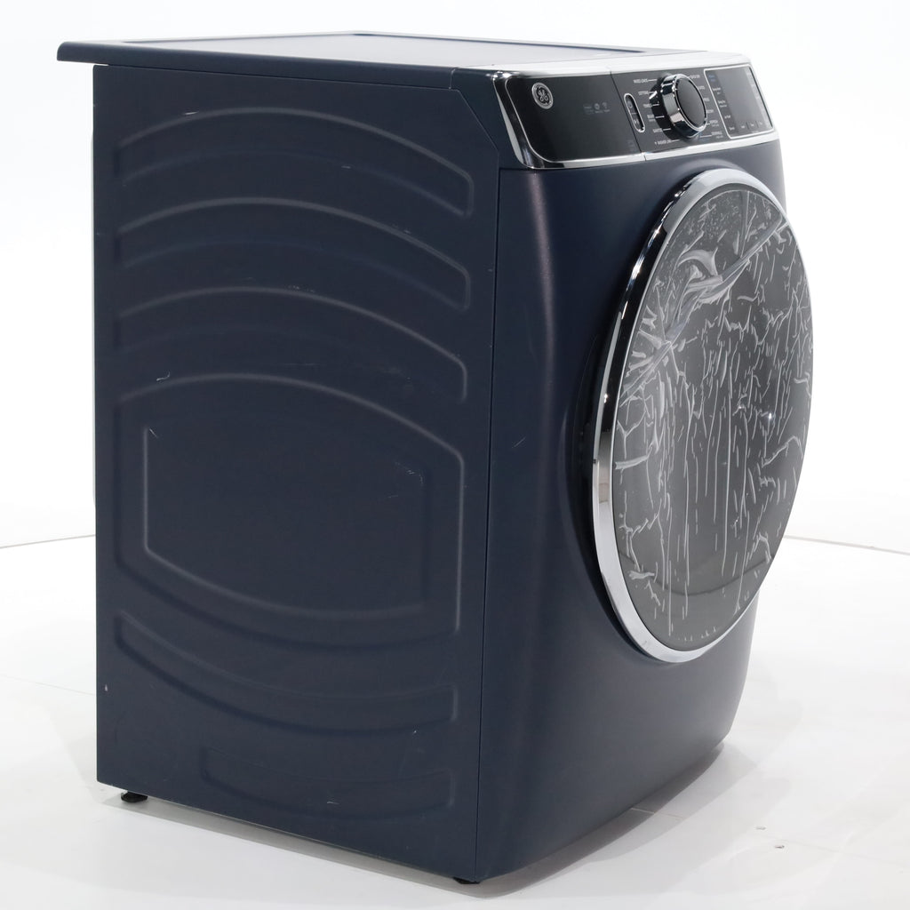 Pictures of Sapphire Blue GE 7.8 cu. ft. Smart Front Load Gas Dryer with Steam - Scratch & Dent - Minor - Neu Appliance Outlet - Discount Appliance Outlet in Austin, Tx