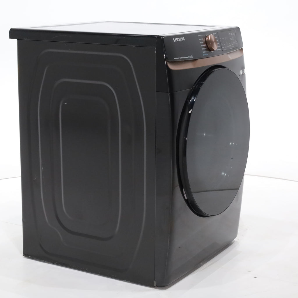 Pictures of Brushed Black ENERGY STAR Samsung 7.5 cu. ft. Frontload Electric Dryer with Steam - Scratch & Dent - Moderate - Neu Appliance Outlet - Discount Appliance Outlet in Austin, Tx