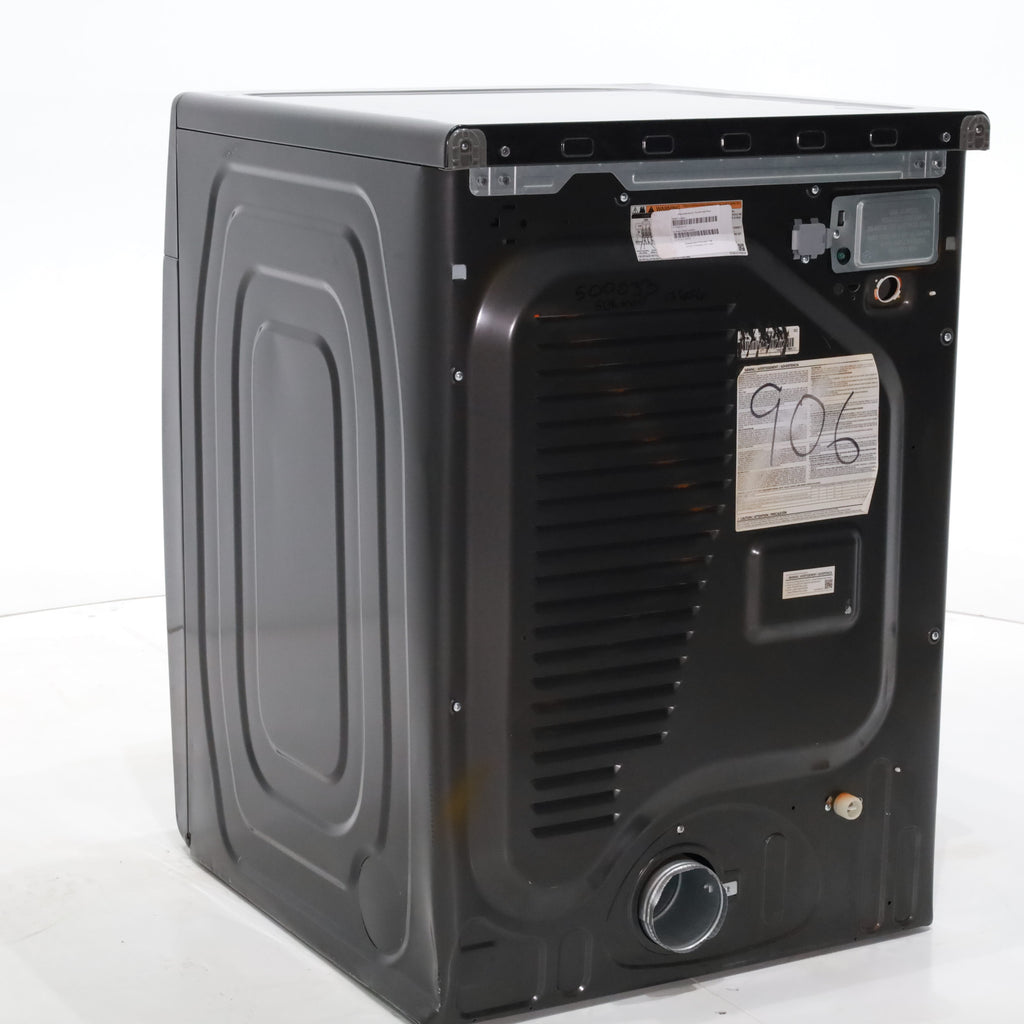 Pictures of Brushed Black ENERGY STAR Samsung 7.5 cu. ft. Frontload Electric Dryer with Steam - Scratch & Dent - Moderate - Neu Appliance Outlet - Discount Appliance Outlet in Austin, Tx